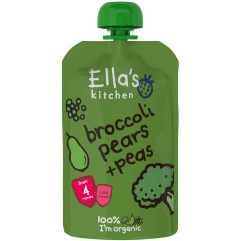 Ella's Kitchen - Stage 1 - Broccoli, Pear + Peas