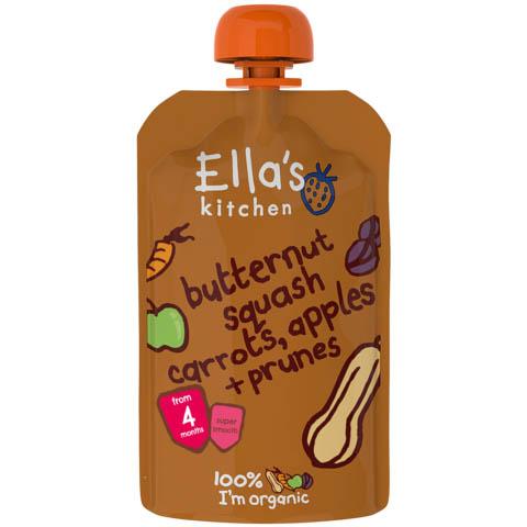 Ella's Kitchen - Stage 1 - Butternut Squash, Carrots, Apples & Prunes
