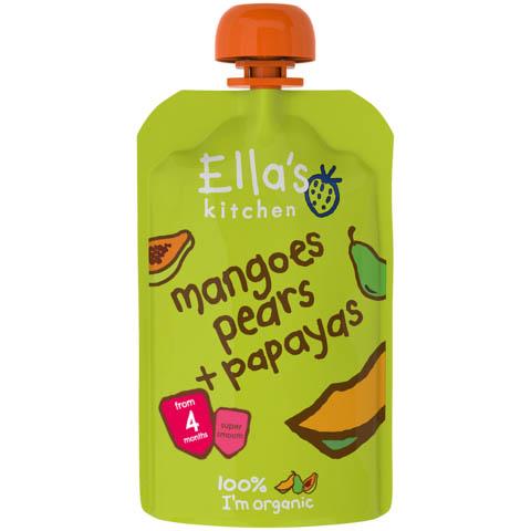 Ella's Kitchen - Stage 1 - Mangoes, Pears + Papayas