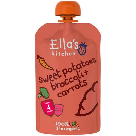Ella's Kitchen - Stage 1 - Sweet Potatoes, Broccoli + Carrots