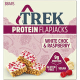 Trek White Chocolate Raspberry Protein Flapjack 36 bars