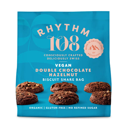 Rhythm 108 Double Chocolate Hazelnut Biscuits Pack of 8