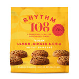 Rhythm 108 Lemon and Ginger Chia Biscuits Pack of 8